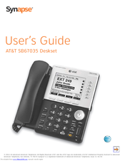 At&t Synapse SB67035 Manuals | ManualsLib