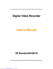3r-global STANDARD 8 User Manual