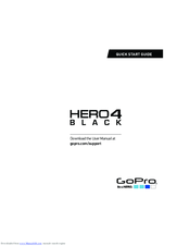 Gopro Hero 4 Black Manuals Manualslib