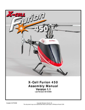Miniature Aircraft USA X-Cell Furion 450 Assembly Manual