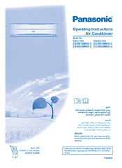Panasonic CU-RE24MKD-2 Operating Instructions Manual