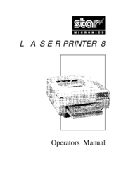 Star Micronics LaserPrinter 8 Operator's Manual