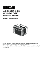 RCA RACE1202-B Owner's Manual