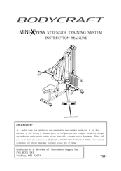 BodyCraft MINI-XPress 7351 Instruction Manual