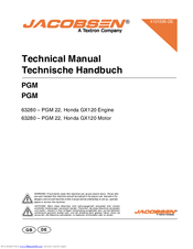 Jacobsen 63280 PGM 22 Technical Manual