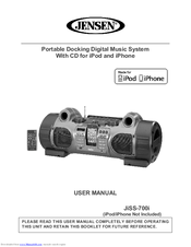 Jensen JiSS-700i User Manual