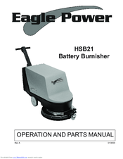 Eagle power HSB21 Operation And Parts Manual