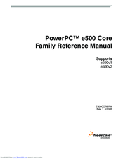 Freescale Semiconductor PowerPC e500 Core Reference Manual