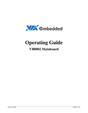 VIA Technologies VB8002 Operating Manual