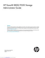 HP StoreAll 9320 Administrator's Manual