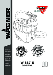 WAGNER W 867 E Operating Instructions Manual