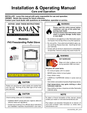 Harman P43 Installation & Operating Manual