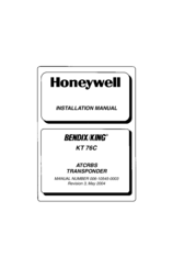 Honeywell BendixKing KT 76C Installation Manual