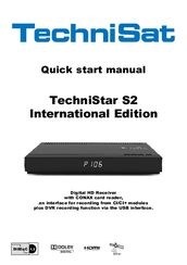 TechniSat TechniStar S2 Quick Start Manual