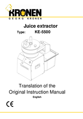 kronen KE-5500 Instruction Manual