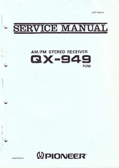 Pioneer QX-949 Service Manual