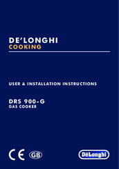 DeLonghi DRS 900-G User & Installation Instructions Manual