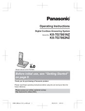 Panasonic KX-TG7861NZ Operating Instructions Manual