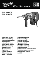 Milwaukee PLH 30 QEX Instructions For Use Manual