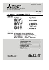 Mitsubishi Electric PCH-P·GAH Technical Data Book