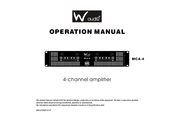 W Audio MCA-4 Operation Manual