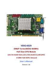 ICOP Technology VDX2-6524 User Manual