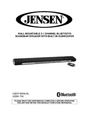 Jensen JSBW-750 User Manual