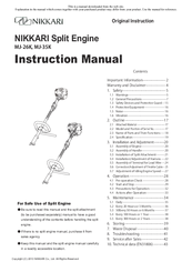 NIKKARI MJ-26K Instruction Manual