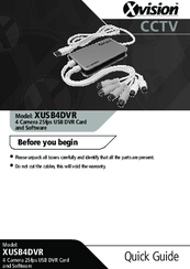 Xvision XUSB4DVR Quick Manual