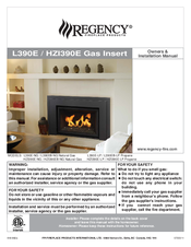 Regency HZI390E Owners & Installation Manual
