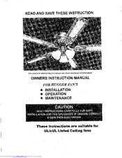 Hardware House 162272 Owner's Instruction Manual