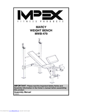 Impex MARCY MWB-479 Owner's Manual