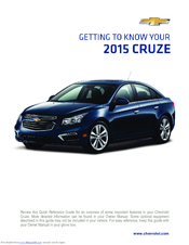 Chevrolet Cruze 2016 Reference Manual