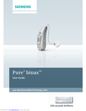 Siemens Pure Binax User Manual