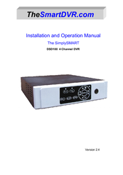 System Q SimplySMART DSD100 Installation And Operation Manual