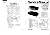 Technics SU-8022 Service Manual