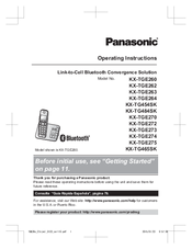 Panasonic KX-TGE260 Operating Instructions Manual
