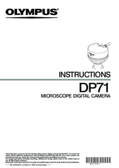 Olympus DP71 Instructions Manual