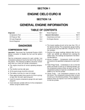 Daewoo CIELO EURO III Manual