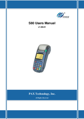 Pax S80 User Manual