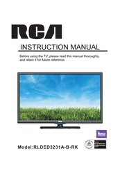 RCA RLDED3231A-B-RK Instruction Manual