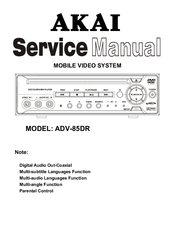 Akai ADV-85DR Service Manual