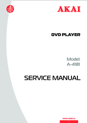 Akai A-4181 Service Manual