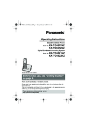 Panasonic KX-TG6612NZ Operating Instructions Manual