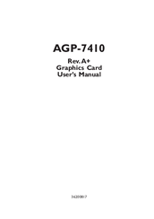 DFI AGP-7410 User Manual