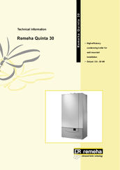 Remeha Quinta 30 Technical Information