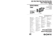 Sony Handycam CCD-TR414PK Service Manual