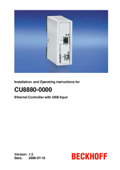 Beckhoff CU8880-0000 Installation And Operating Instructions Manual
