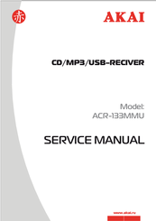 Akai ACR-133MMU Service Manual