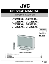 JVC LT-Z32EX6A Service Manual